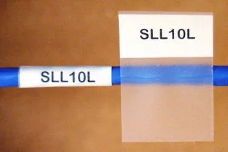 self laminating label