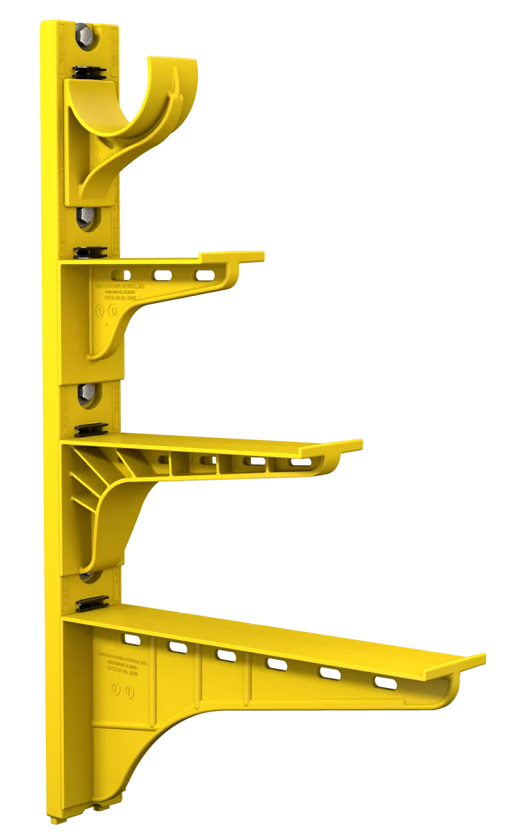 cable support racks for data center project