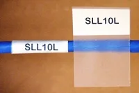 self laminating wire label