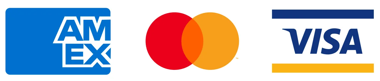 we accept visa mastercard american express